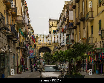 Centro Storico von Neapel Stockfoto