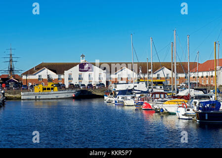 Premier Inn Hartlepool Marina, County Durham, England Großbritannien Stockfoto