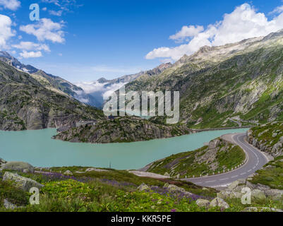 Grimselsee im Berner Oberland Stockfoto