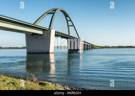 Fehmarn, Fehmarn, Schleswig-Holstein, Deutschland, Fehmarn sound Bridge Stockfoto