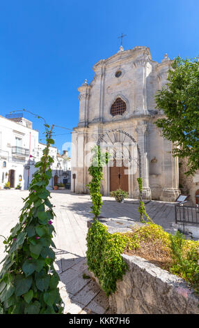 Mittelalterliche Dorf von Monte Sant'Angelo, Foggia, Apulien, Italien Stockfoto