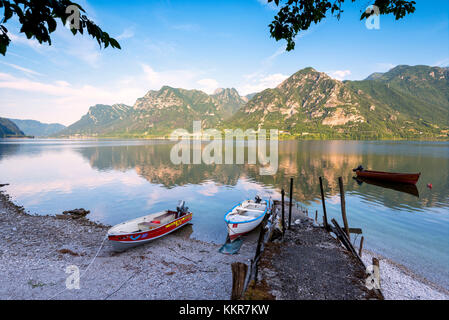 Landschaft von Idro See, Provinz Brescia in Italien, Lombardei, Europa. Stockfoto