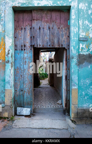 Die Straßen von Matanzas, Cuba Stockfoto