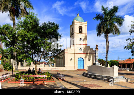 Kirche im Dorf Vinales Vinales in Kuba Stockfoto