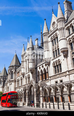 England, London, Westminster, The Strand, hohe Gerichtshof Stockfoto