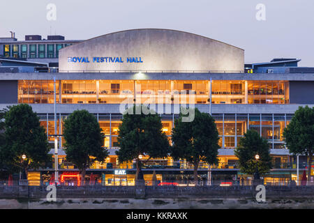 England, London, die Southbank, Royal Festival Hall Stockfoto