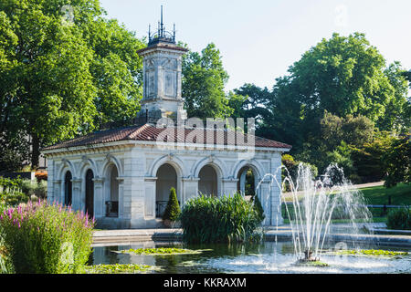 England, London, Kensington, Kensington Gardens, italienische Gärten Stockfoto