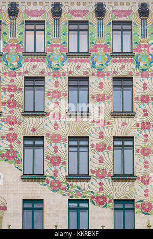 Österreich, Wien, Wiener Jugendstil Gebäude vom Architekten Otto Wagner Stockfoto