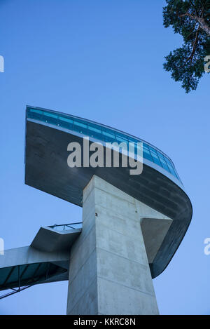 Österreich, Tirol, Innsbruck, bergeisel, olympiaschanze Turm Stockfoto