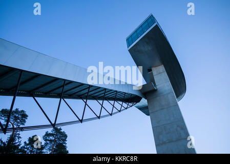 Österreich, Tirol, Innsbruck, bergeisel, olympiaschanze Turm Stockfoto