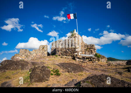 Französische Antillen, St-Martin, Marigot, Fort Louis Stockfoto