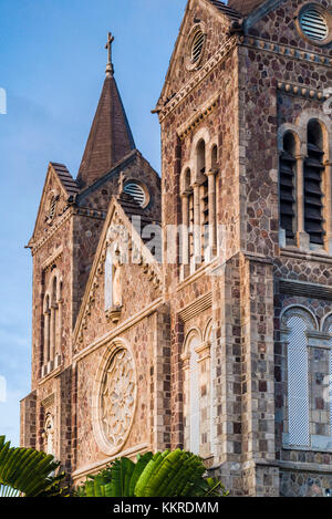 St. Kitts und Nevis, St. Kitts, Basseterre, Unbefleckte Empfängnis Kathedrale, außen Stockfoto