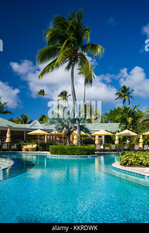 St. Kitts und Nevis, Nevis, Pinneys Beach, Four Seasons Resort Stockfoto