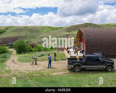 La reata Ranch cookhouse Stockfoto