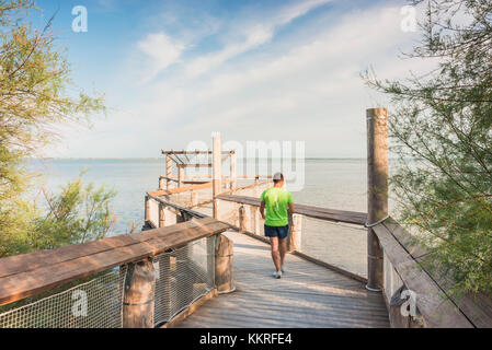 Lignano Sabbiadoro, Provinz Udine, Friaul-Julisch Venetien, Italien. Stockfoto