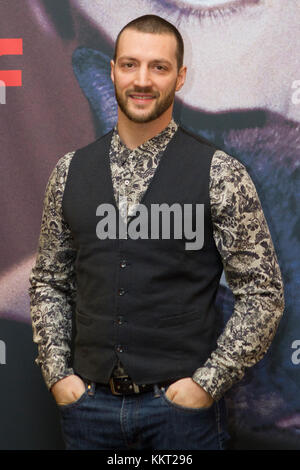 Turin, Italien. 01 Dez, 2017. Torino, Italien. 1. Dezember 2017. italienische Schauspieler luca santagostino Photocall in Torino Film Festival credit besucht: Marco destefanis/Pacific Press/alamy leben Nachrichten Stockfoto