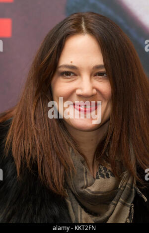 Turin, Italien. 01 Dez, 2017. Torino, Italien. 1. Dezember 2017. Die italienische Schauspielerin Asia Argento photocall in Torino Film Festival credit besucht: Marco destefanis/Pacific Press/alamy leben Nachrichten Stockfoto