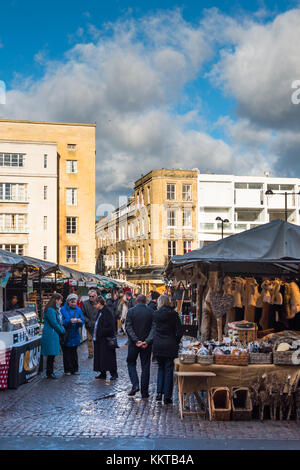 Marktplatz, Cambridge, England. Stockfoto