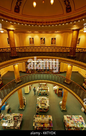 El ateneo Grand Splendid Book Store, Recoleta, Buenos Aires, Argentinien, Südamerika Stockfoto