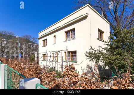 Rothmayer villa, (u páté Baterie 896/50, Praha 6 - střešovice, Architekt Otto rothmayer, 1928-1929), Prag, tschechische Republik - Nationales Wahrzeichen Stockfoto