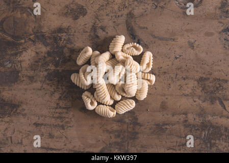 Hand Made malloreddus typische frische Pasta aus Sardinien Stockfoto