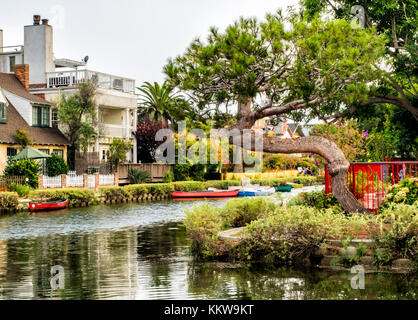Venedig Kanäle am 13 August, 2017 - Venice Beach, Los Angeles, Kalifornien, USA Stockfoto