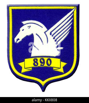 Dieser Titel bezieht sich auf eine Militäreinheit oder ein Geschwader, insbesondere eine Hubschrauberstaffel, die möglicherweise mit einer historischen oder modernen Militäreinheit verwandt ist. Es umfasst militärische Operationen und Lufteinheiten, wobei der Schwerpunkt auf Hubschraubern liegt. Stockfoto