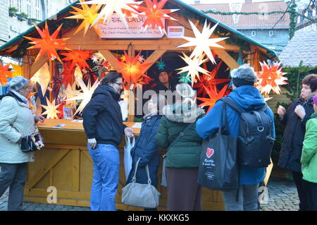 Goslar, Deutschland. 2. Dezember 2017. Der traditionelle Weihnachtsmarkt in Goslar, Deutschland Credit: markku Rainer peltonen/alamy leben Nachrichten Stockfoto