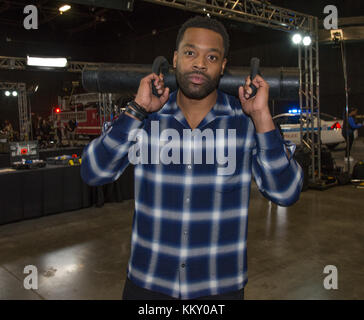 Hinter den Kulissen mit Darstellern und Schlüsselcrew von Chicago Fire, Chicago Med und Chicago P.D. mit: LaRoyce Hawkins Where: Chicago, Illinois, Vereinigte Staaten Wann: 30 Oct 2017 Credit: WENN Stockfoto