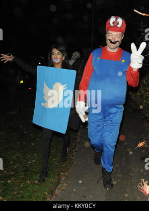 Prominente nehmen an Jonathan Ross' Halloween Party 2017 Teil mit: Konnie Huq Wo: London, Großbritannien Wann: 31 Okt 2017 Credit: ZIBI/WENN.com Stockfoto