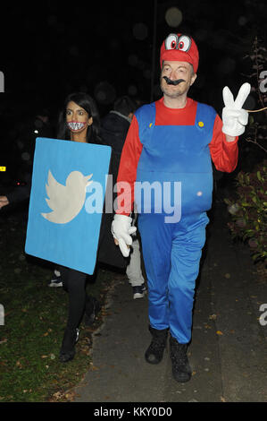 Prominente nehmen an Jonathan Ross' Halloween Party 2017 Teil mit: Konnie Huq Wo: London, Großbritannien Wann: 31 Okt 2017 Credit: ZIBI/WENN.com Stockfoto