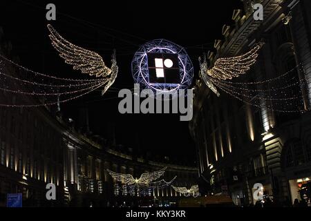 Weihnachten Walkabout in London 2017 Stockfoto