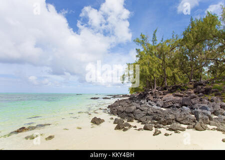 Afrika - Ile aux Cerfs - Osten Mauritius Stockfoto