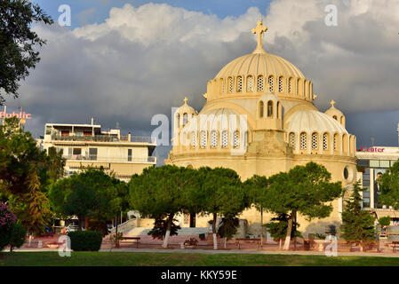 Sveti Konstantin und Helen Orthodoxe Kathedrale von Glyfada, Stadtrand von Athen, Griechenland Stockfoto