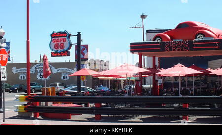 Williams, Arizona, USA, 23. Juni 2013: Kreuzer Cafe in Williams, Arizona auf der Route 66. Stockfoto