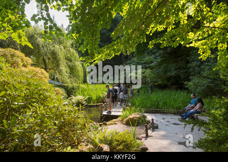 Portland japanischer Garten, Portland, Oregon, USA Stockfoto