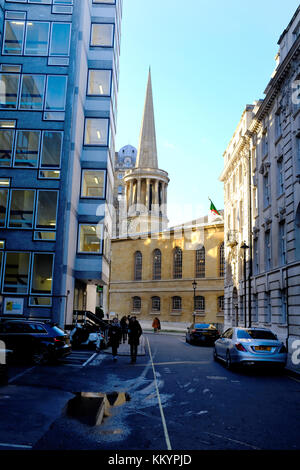 Broadcasting House auf Langham Place, Portland Place, Marylebone, London, UK Stockfoto