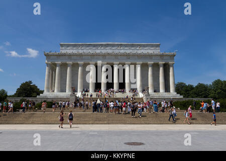 Das Lincoln Memorial, Washington DC, USA. Stockfoto