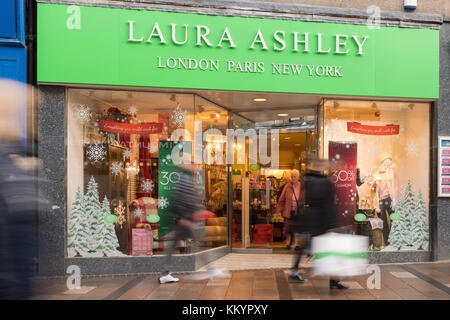 Laura Ashley shoppen vor und shoppen Stockfoto