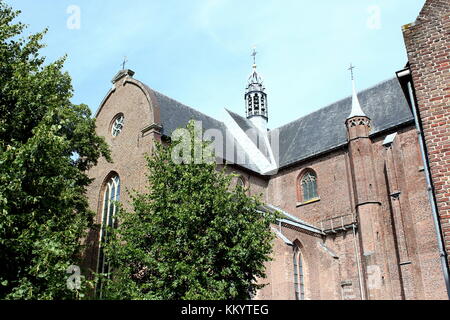 15. jahrhundert Grote Kerk hauptkirche am Kerkplein Square, Central Harderwijk, Niederlande Stockfoto