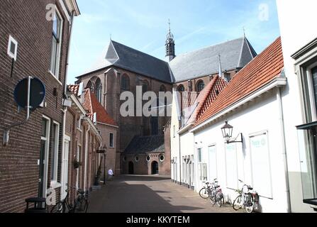 15. jahrhundert Grote Kerk hauptkirche am Kerkplein Square, Central Harderwijk, Niederlande Stockfoto