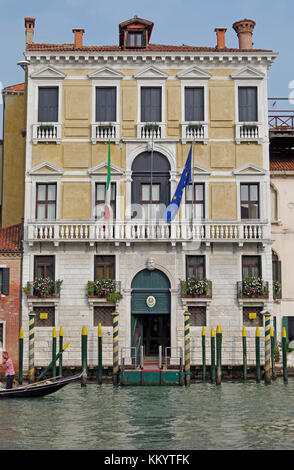 Palazzo Civran, Grand Canal, Venice, Italien, linken Ufer, nördlich von der Rialtobrücke Stockfoto