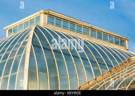 Außenansicht des Anna Scripps whitcomb Conservatory in Belle Isle Park, Detroit, Michigan, USA Stockfoto