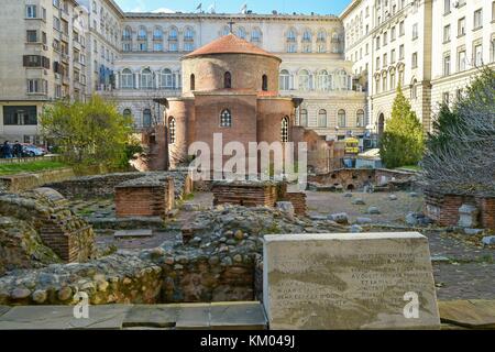 Kirche von St George Rotunde in Sofia, Bulgarien. Stockfoto