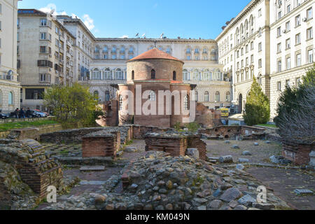 Kirche von St George Rotunde in Sofia, Bulgarien. Stockfoto