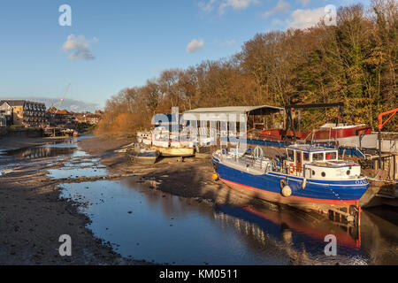 Ebbe in Isleworth Stockfoto