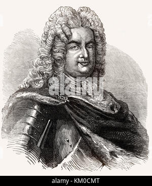 Ich Stanisław Leszczyński, 1677 - 1766, König von Polen Stockfoto