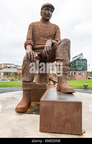 Fidd;ers Green zu Ehren der Fischer, North Shields, Tyne und Wear, England Stockfoto