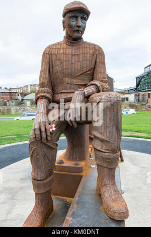 Fidd;ers Green zu Ehren der Fischer, North Shields, Tyne und Wear, England Stockfoto