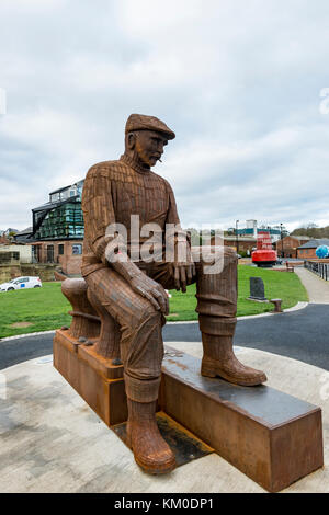 Fiddlers Green zu Ehren der Fischer, North Shields, Tyne und Wear, England Stockfoto